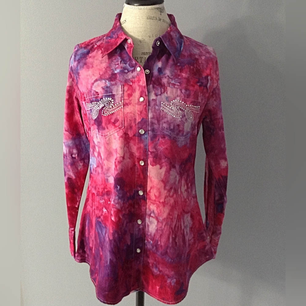 Hand Dyed Denim Shirt